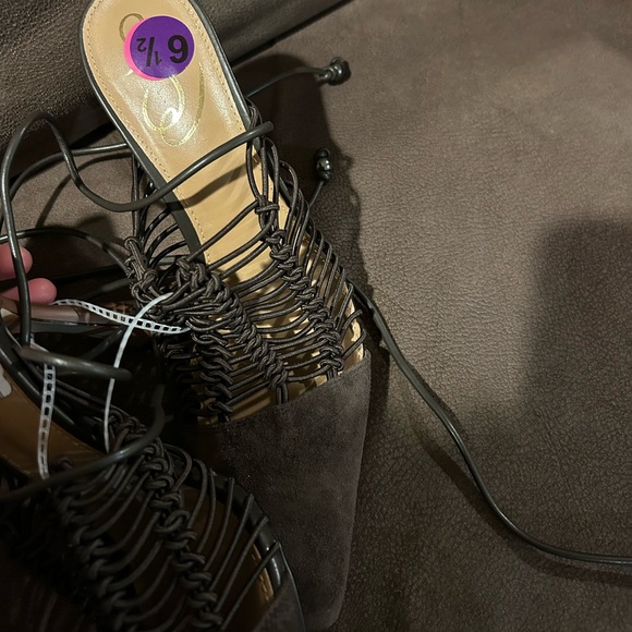 NWOT Sam Edelman NEW Trinity brown suede heels - Picture 6 of 9